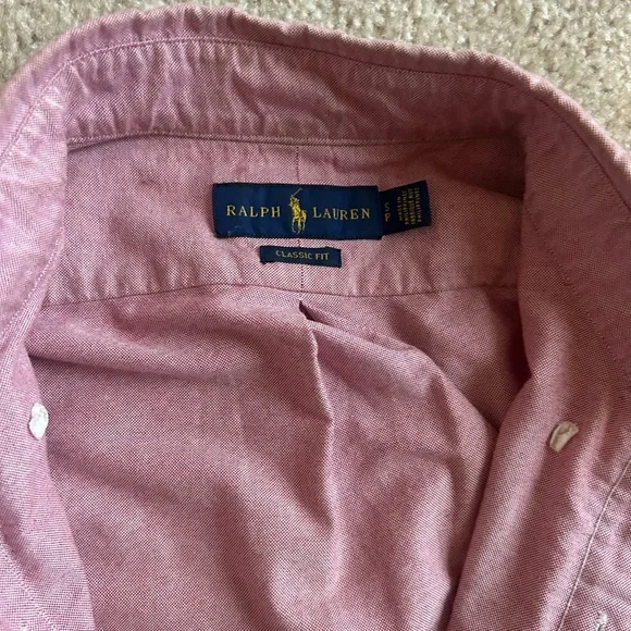 Pink Ralph Lauren button up - Picture 2 of 2